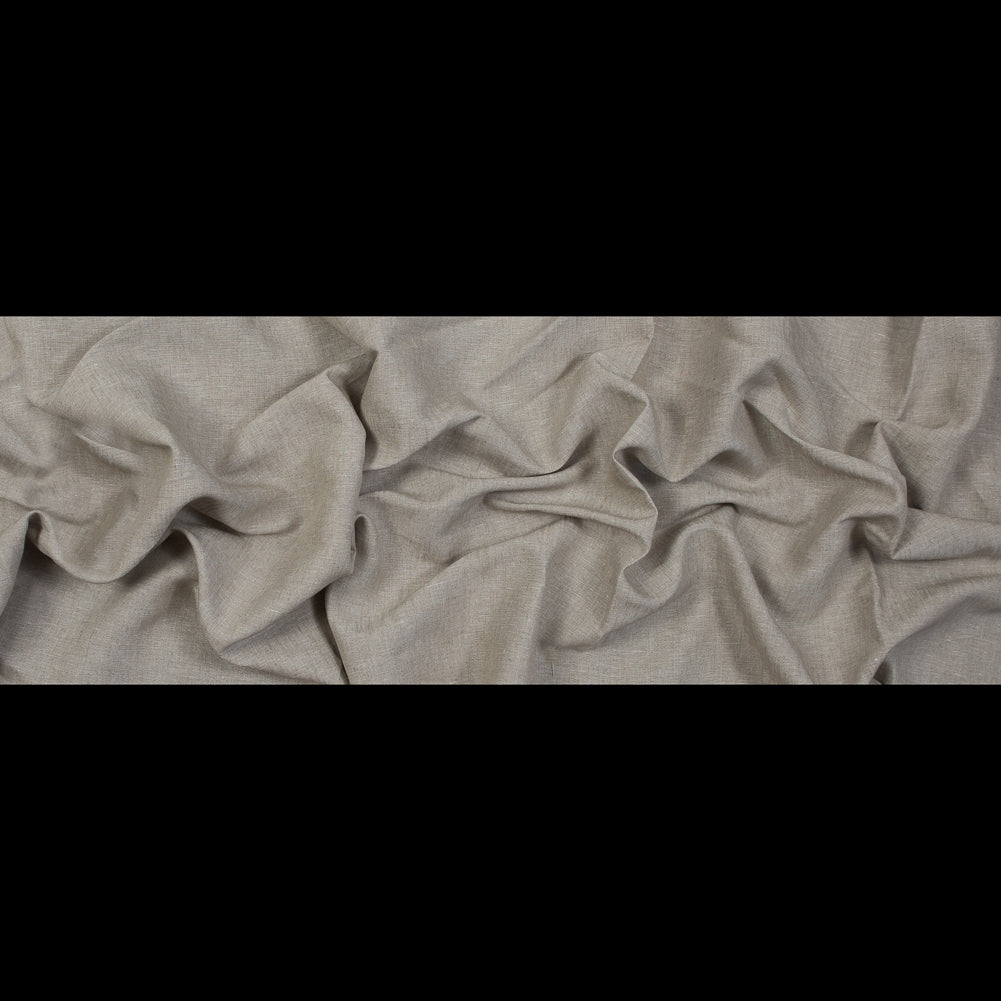 Heavyweight Linen Woven 118" - Oatmeal - Sierra Collection Folded