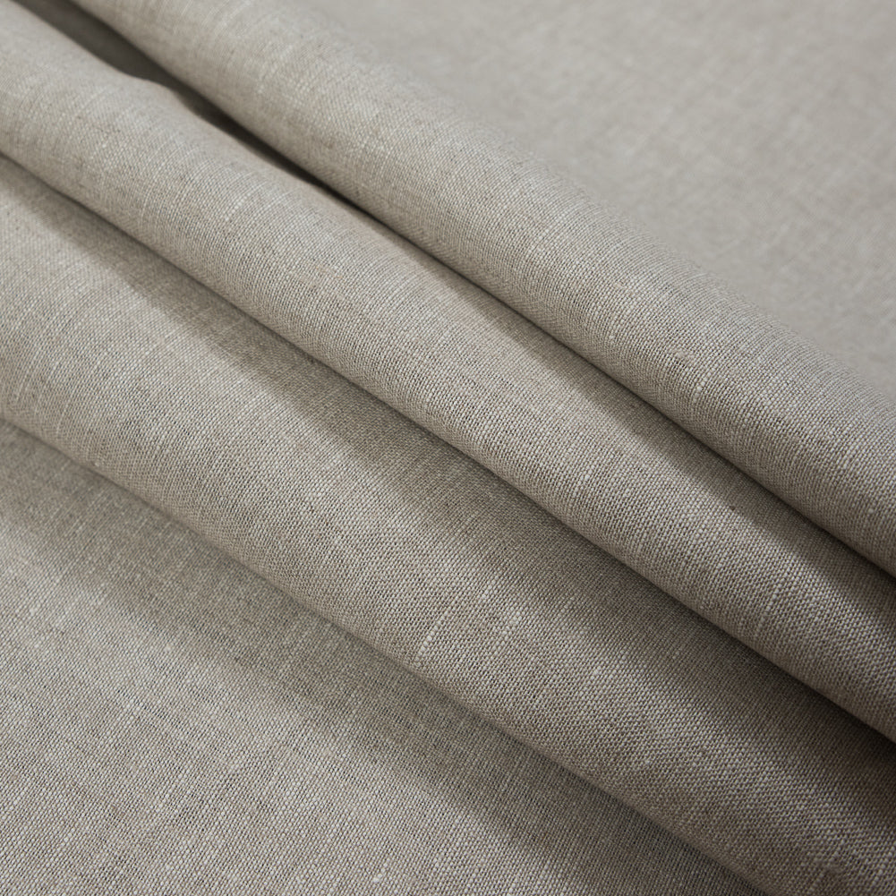 Heavyweight Linen Woven 118" - Oatmeal - Sierra Collection Detail