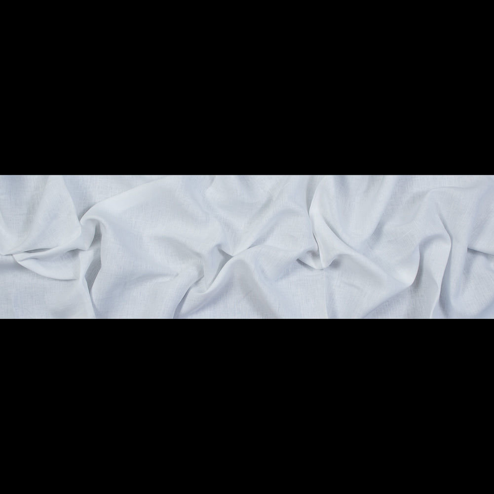 Heavyweight Linen Woven 118" - White - Sierra Collection Folded