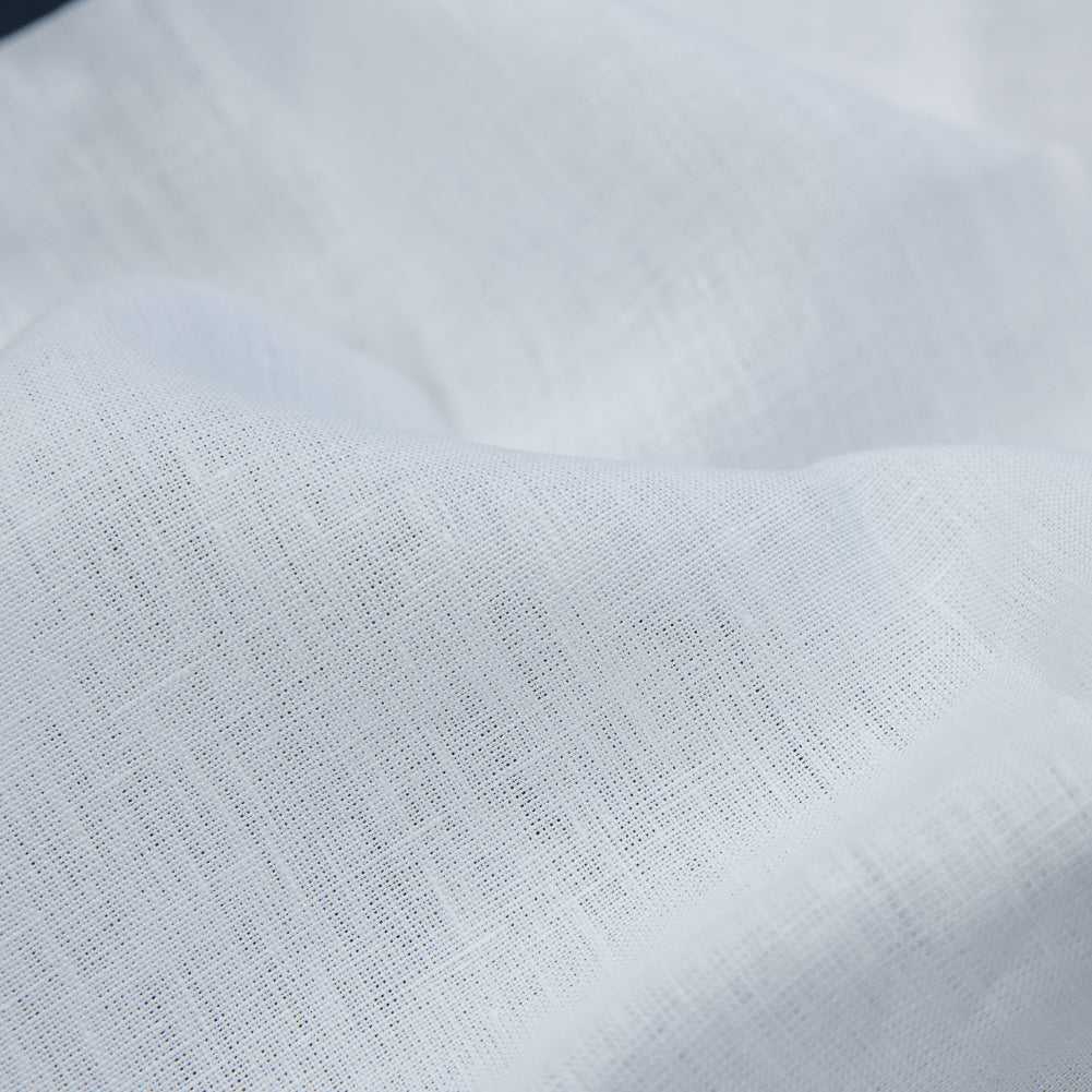 Heavyweight Linen Woven 118" - White - Sierra Collection Full