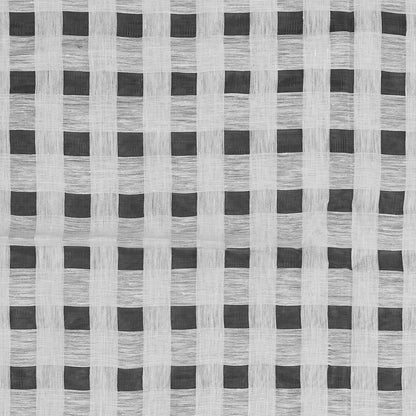 Checkered Linen Woven - White - Katia Collection