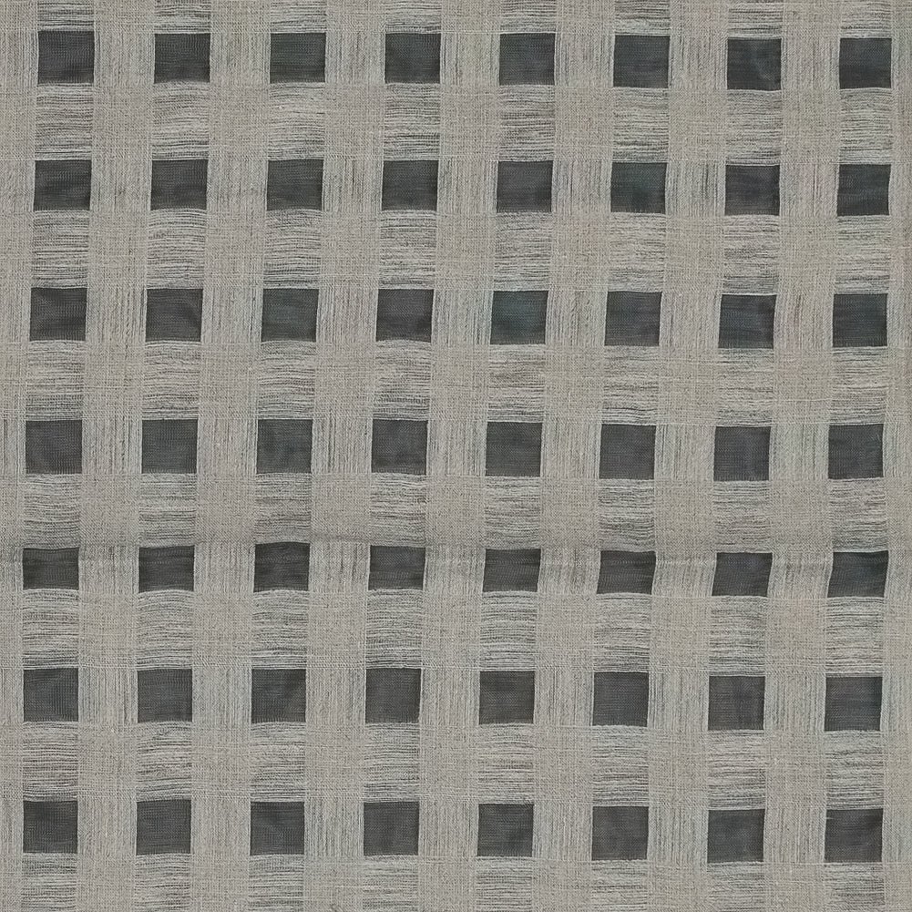 Checkered Linen Woven - Natural - Katia Collection