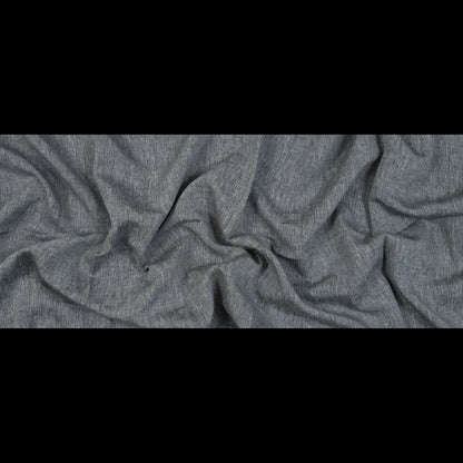 Two-Tone Linen Woven - Black and White - Sanremo Collection Folded