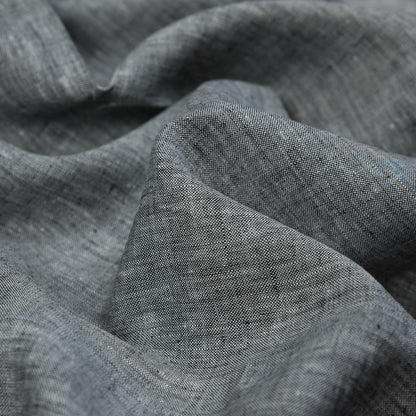 Two-Tone Linen Woven - Black and White - Sanremo Collection Full