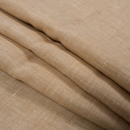 Two-Tone Linen Woven - Fall Leaf and White - Sanremo Collection Detail
