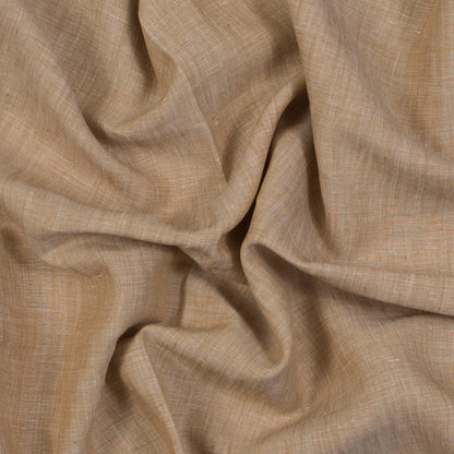 Two-Tone Linen Woven - Fall Leaf and White - Sanremo Collection