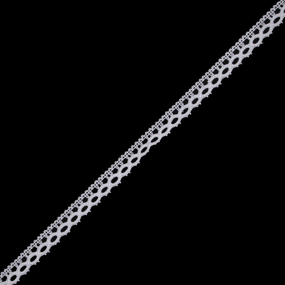 White Crochet Lace Trim - 0.5"