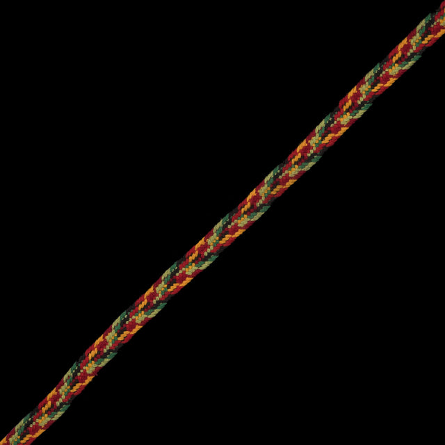Multicolor Braided Trim - 0.375"