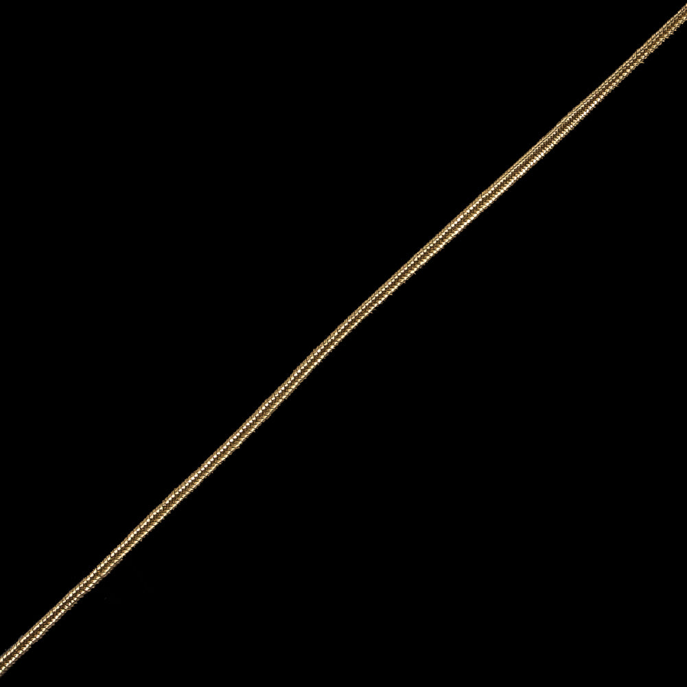 Metallci Gold Braided Cord - 0.125" Detail