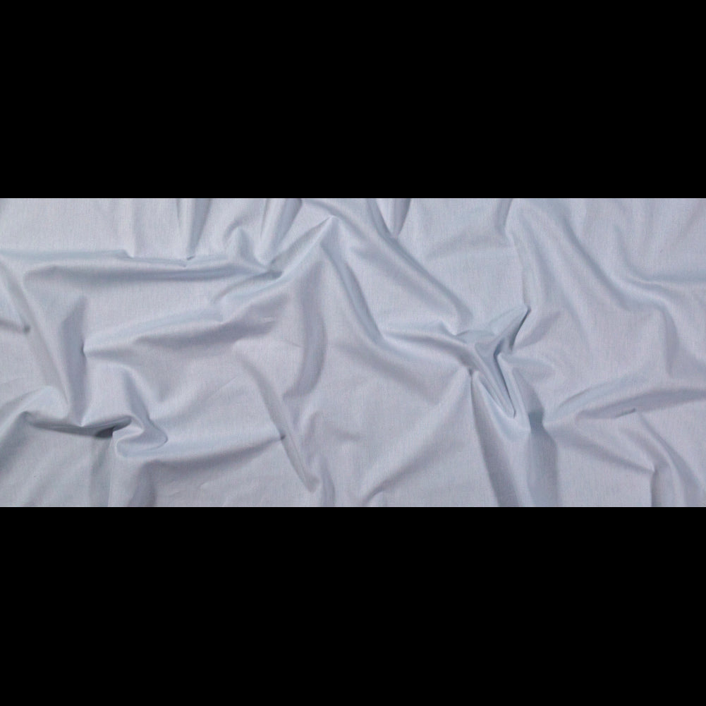 Calendered Organic Cotton Oxford - Blue - Chesterton Collection Folded