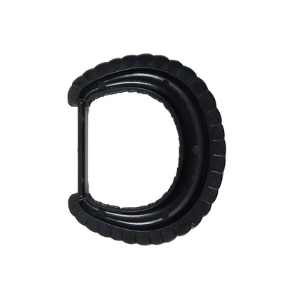Antiqure Gold D-Shaped Plastic Buckle - 3.5" Detail