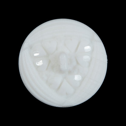 White Etched Shank Back Button - 44L/28mm Detail