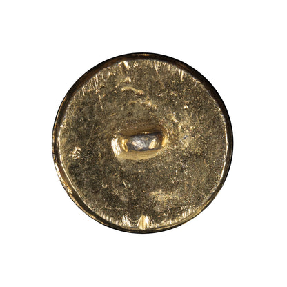 Gold Geometric Shank Back Metal Button - 40L/25.5mm Detail