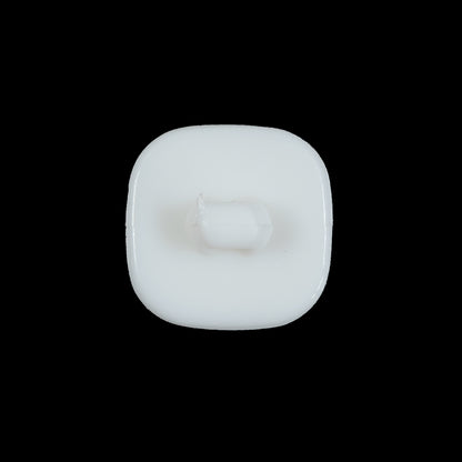 White Plastic Beveled Shank Back Button - 30L/19mm Detail