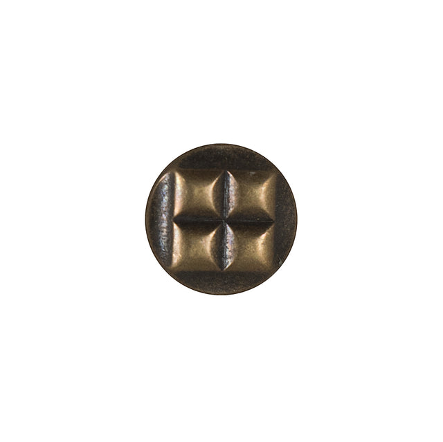 Antique Gold Metal Shank Back Button - 20L/12.5mm