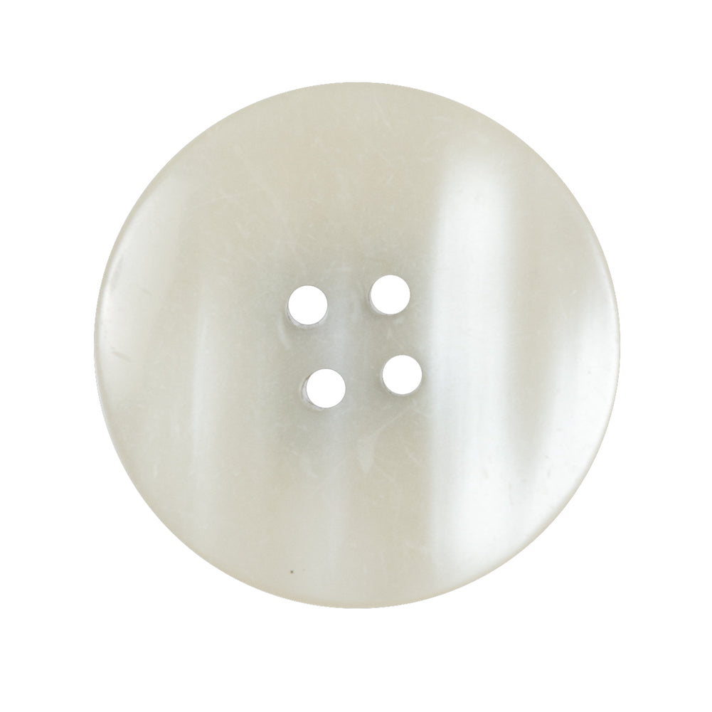 Ivory and Black 4-Hole Button - 44L/28mm Detail