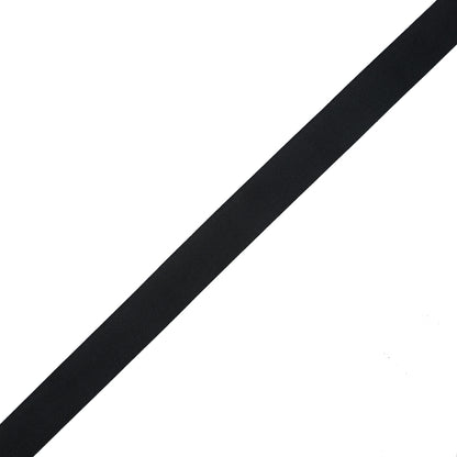 Black Single Face Silk Satin Ribbon - 1"
