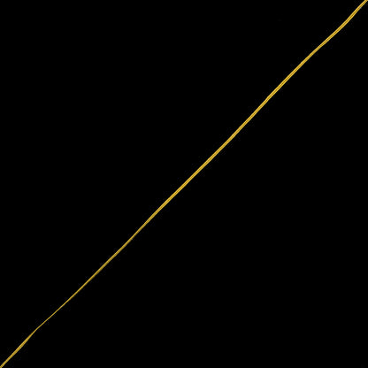 Canary Yellow Flat Braid Trim - 0.0625"