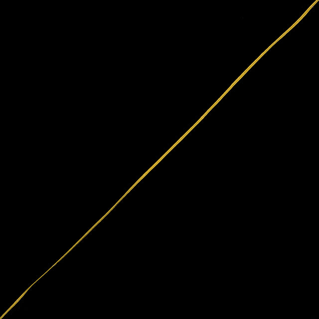 Canary Yellow Flat Braid Trim - 0.0625"