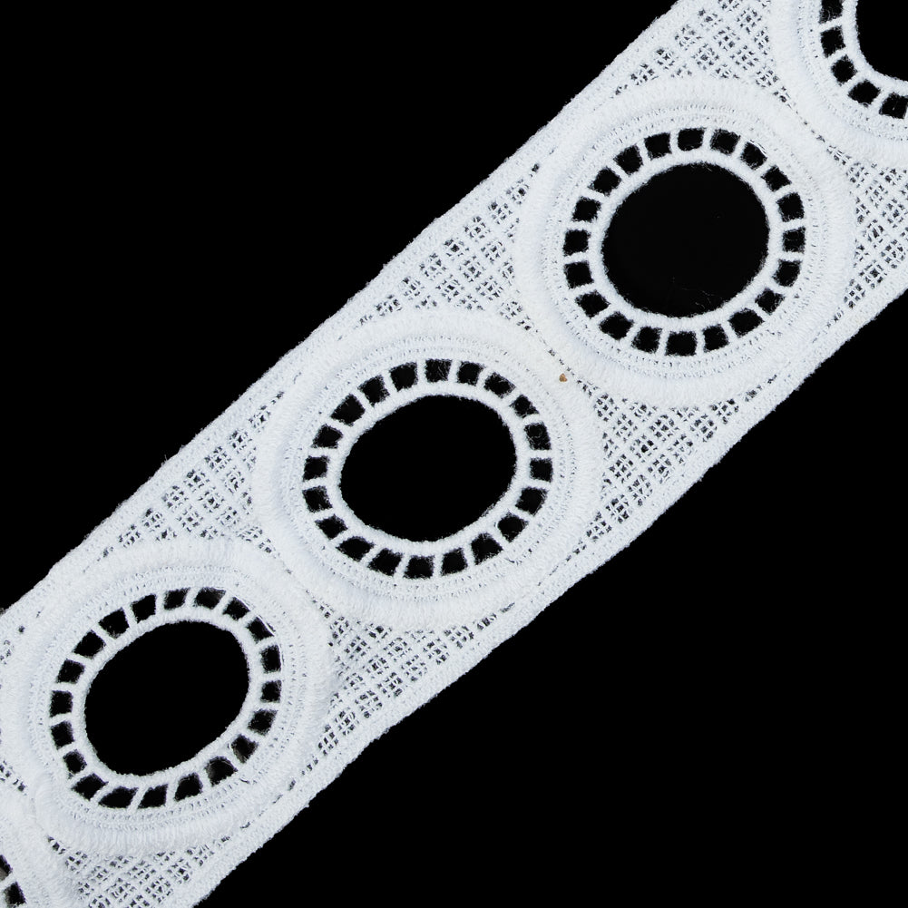 Off-White Geometric Venise Lace - 2" Detail