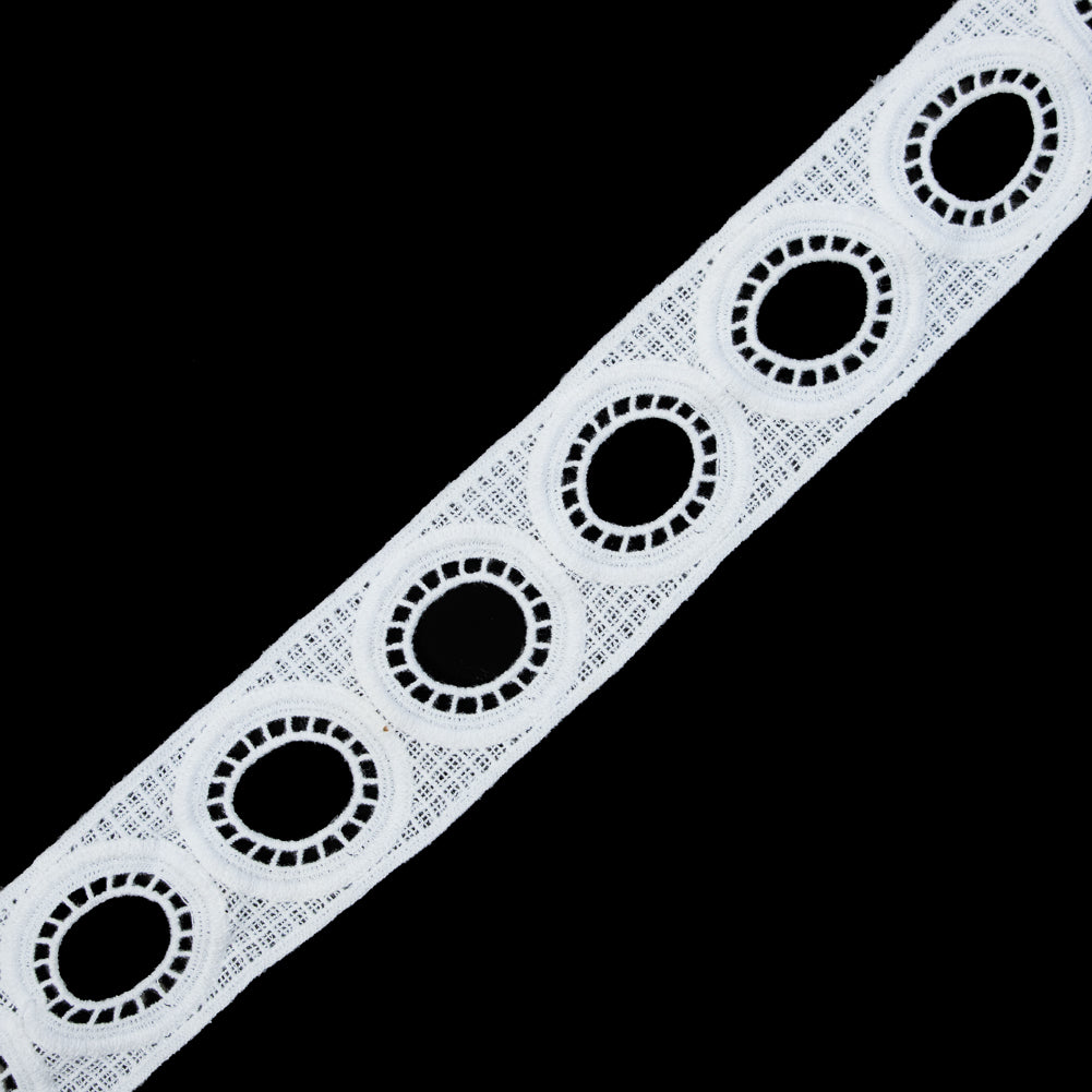 Off-White Geometric Venise Lace - 2"