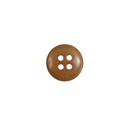 Tan Plastic 4-Hole Button - 18L/11.5mm Detail