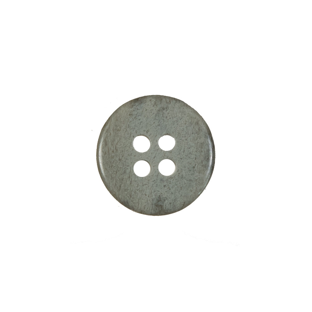 Gray Plastic 4-Hole Button - 24L/15mm Detail