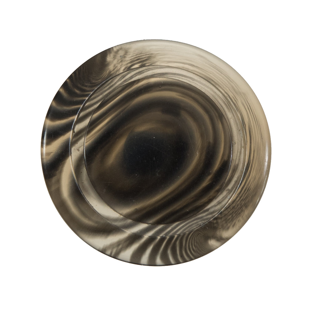 Brown Plastic Shank Back Button - 48L/30.5mm