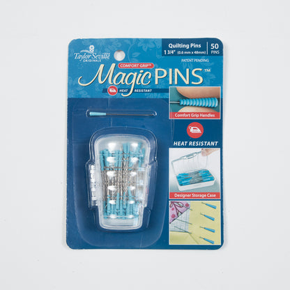 Magic Quilting Pins with Case - 1.75" - 50 ct Detail