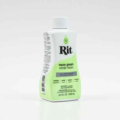 Rit All-Purpose Liquid Fabric Dye - Neon Green - 8oz Bottle