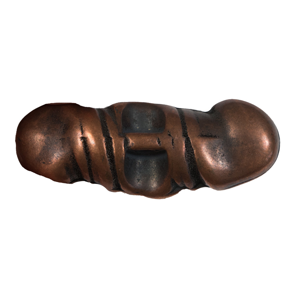 Bronze over Black Metal Toggle - 80L/50.8mm Detail