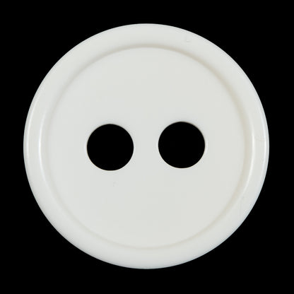Ivory Plastic 2-Hole Button - 54L/34mm