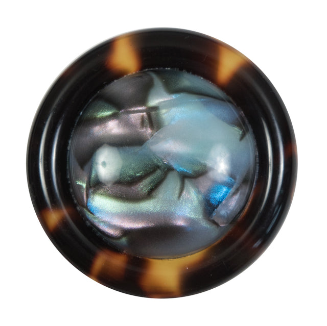 Multi-Color Domed Shank Back Button - 54L/34mm