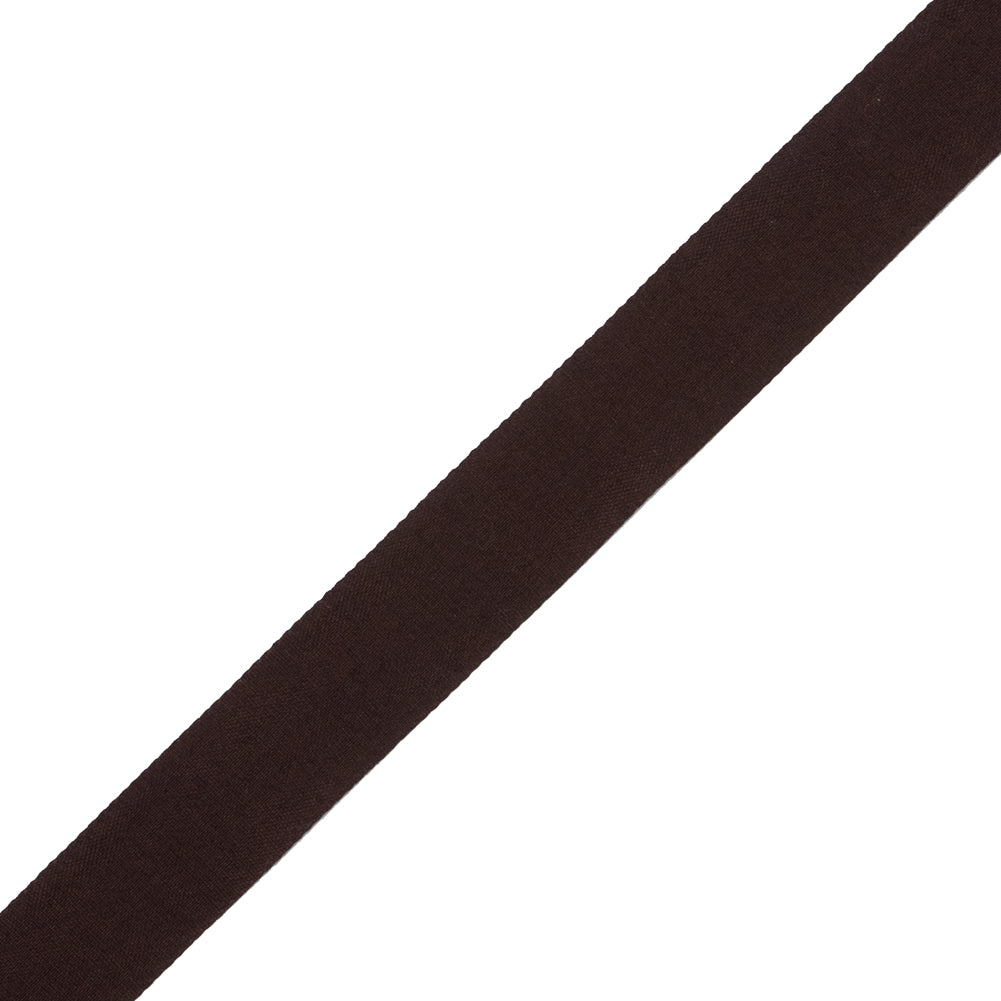 Brown Woven Plain Tape - 0.875" Detail