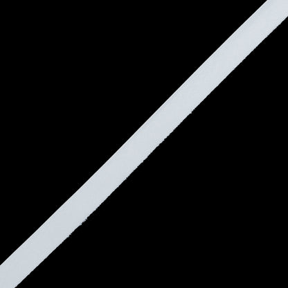 White Foldover Bias Binding Tape - 0.5" Detail