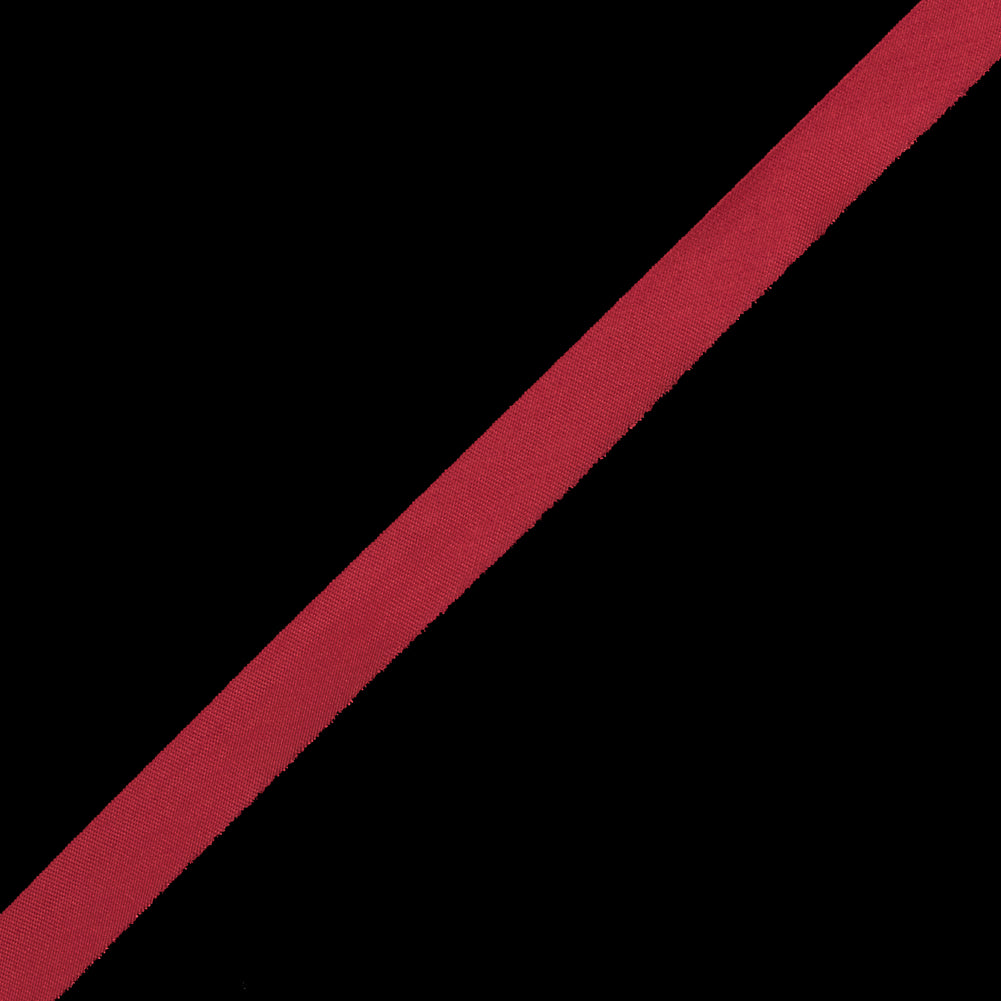 Red Foldover Bias Binding Tape - 0.5" Detail