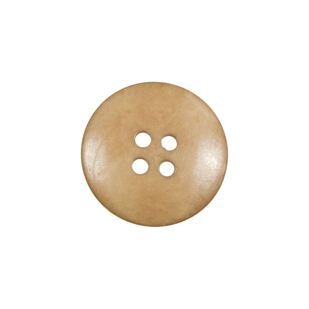Light Tan Horn 4-Hole Button - 32L/20mm Detail