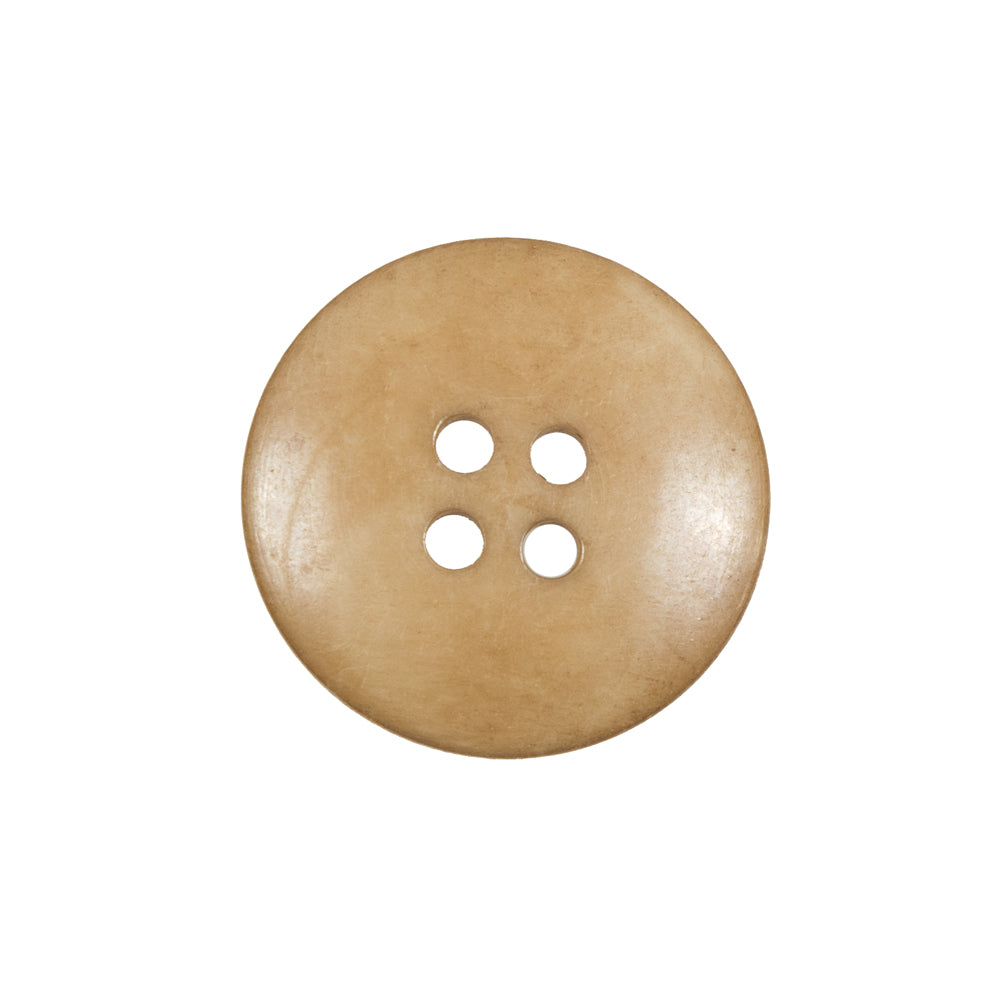 Light Tan Horn 4-Hole Button - 36L/23mm Detail