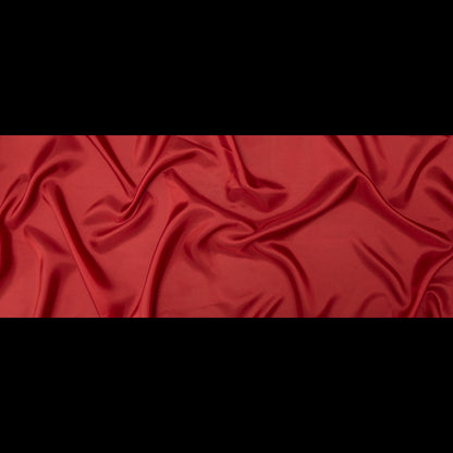 Bemberg Lining - True Red - Lucidum Collection Folded
