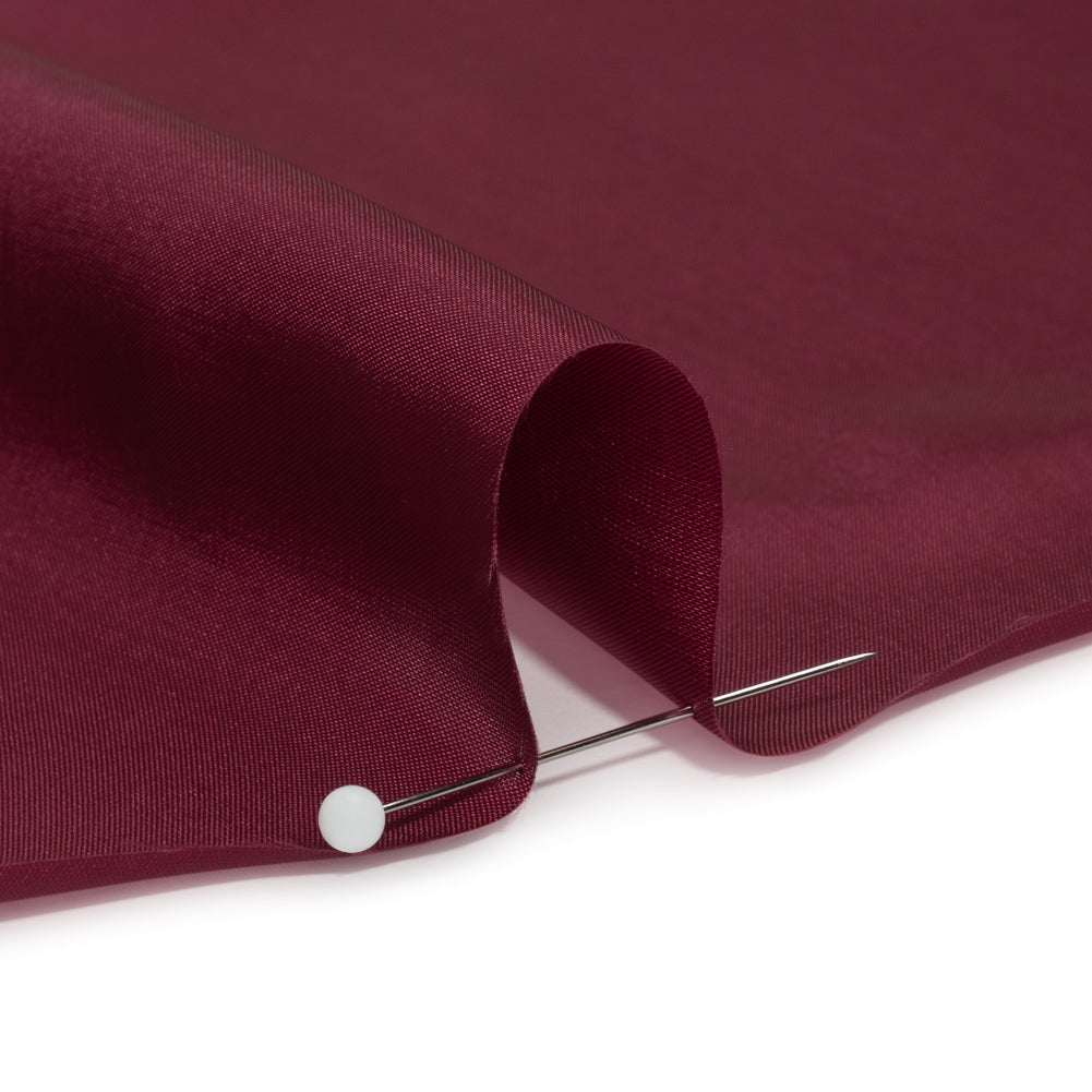 Bemberg Lining - Red Plum - Lucidum Collection Folded