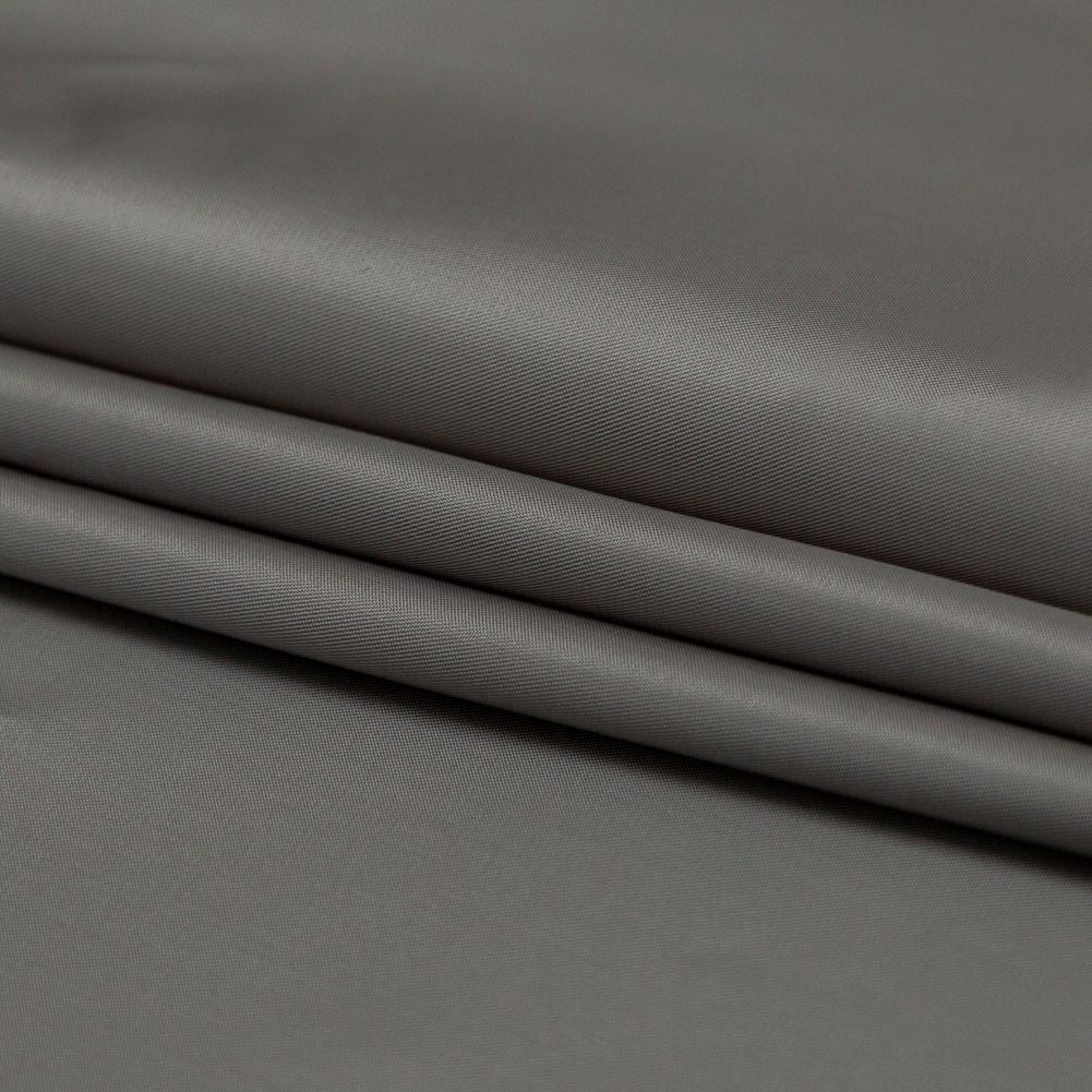 Lustro Medium Gray Twill Bemberg Lining - Detail