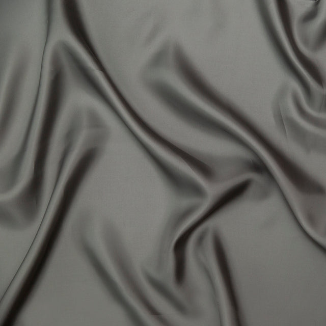 Lustro Medium Gray Twill Bemberg Lining