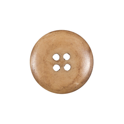 Beige Horn 4-Hole Button - 34L/21.5mm Detail