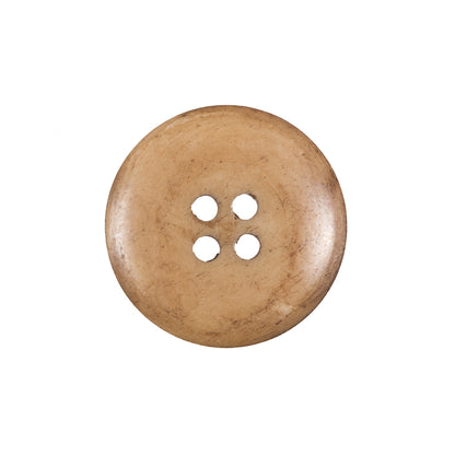 Beige Horn 4-Hole Button - 36L/23mm Detail