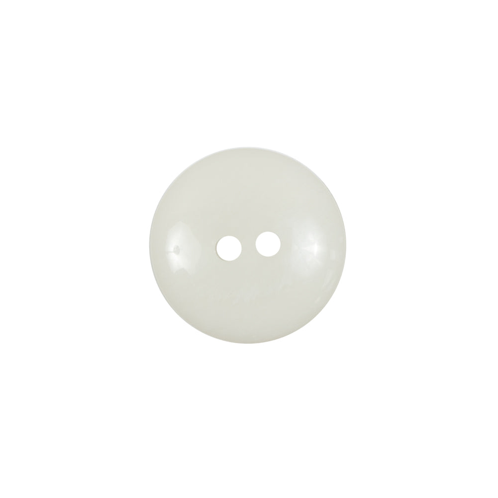 Ivory Plastic 2-Hole Button - 24L/15mm Detail