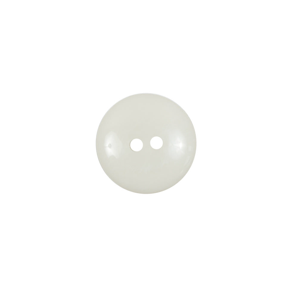 Ivory Plastic 2-Hole Button - 20L/12.5mm Detail