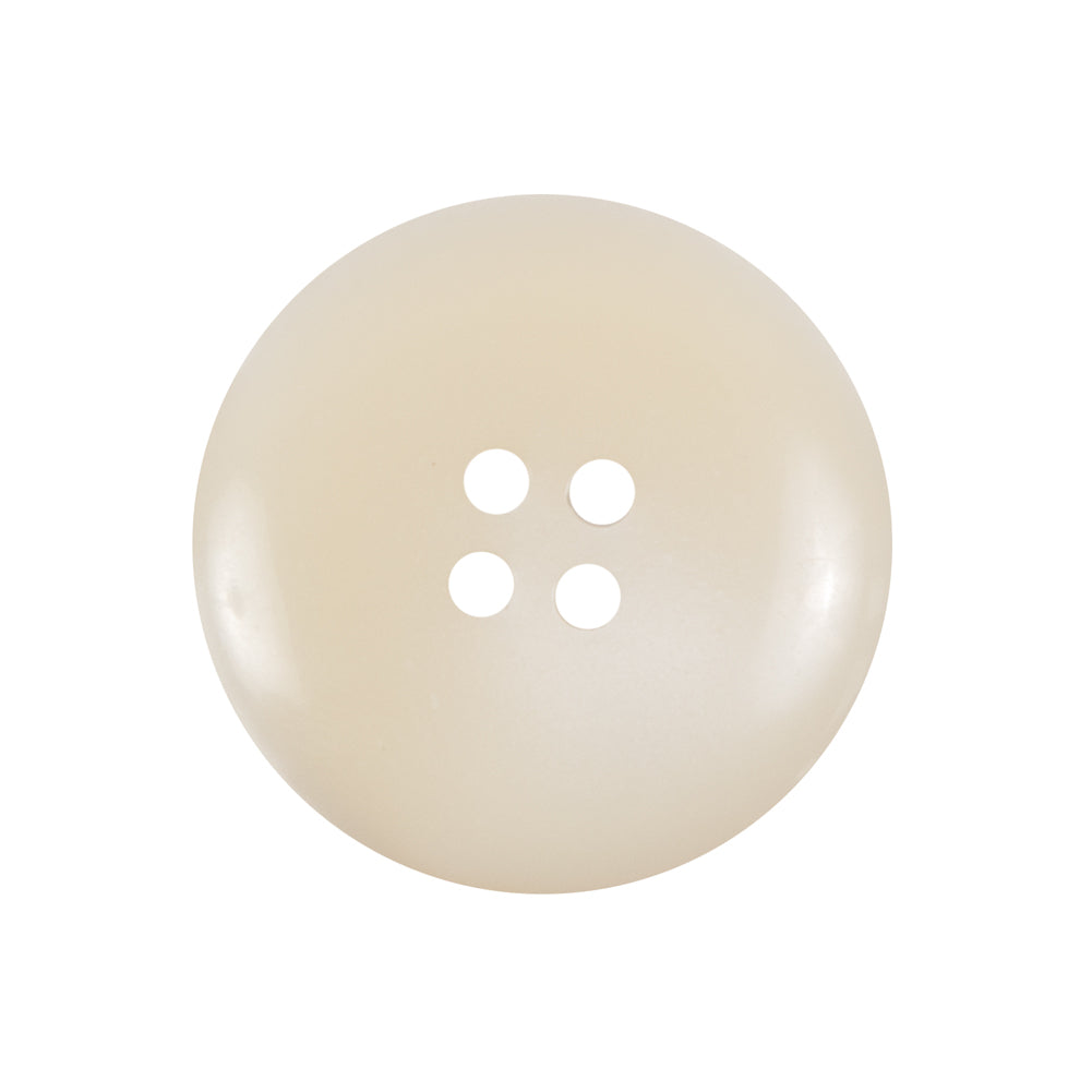 Ivory Plastic 4-Hole Button - 40L/25.5mm Detail