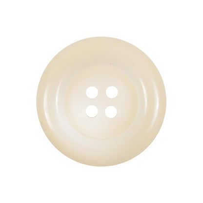 Ivory Plastic 4-Hole Button - 40L/25.5mm