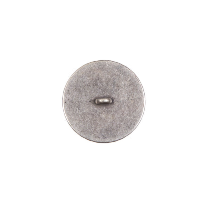 Silver Metal Shank Back Button - 24L/15mm Detail