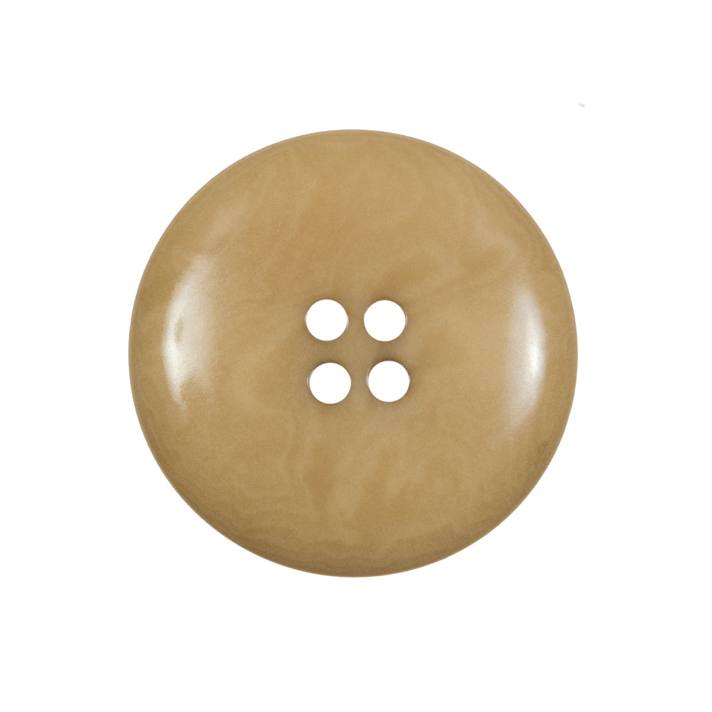Suntan Swirled Horn 4-Hole Button - 40L/25.5mm Detail